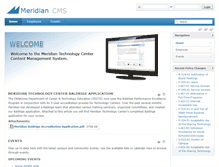 Tablet Screenshot of cms.meridiantech.edu